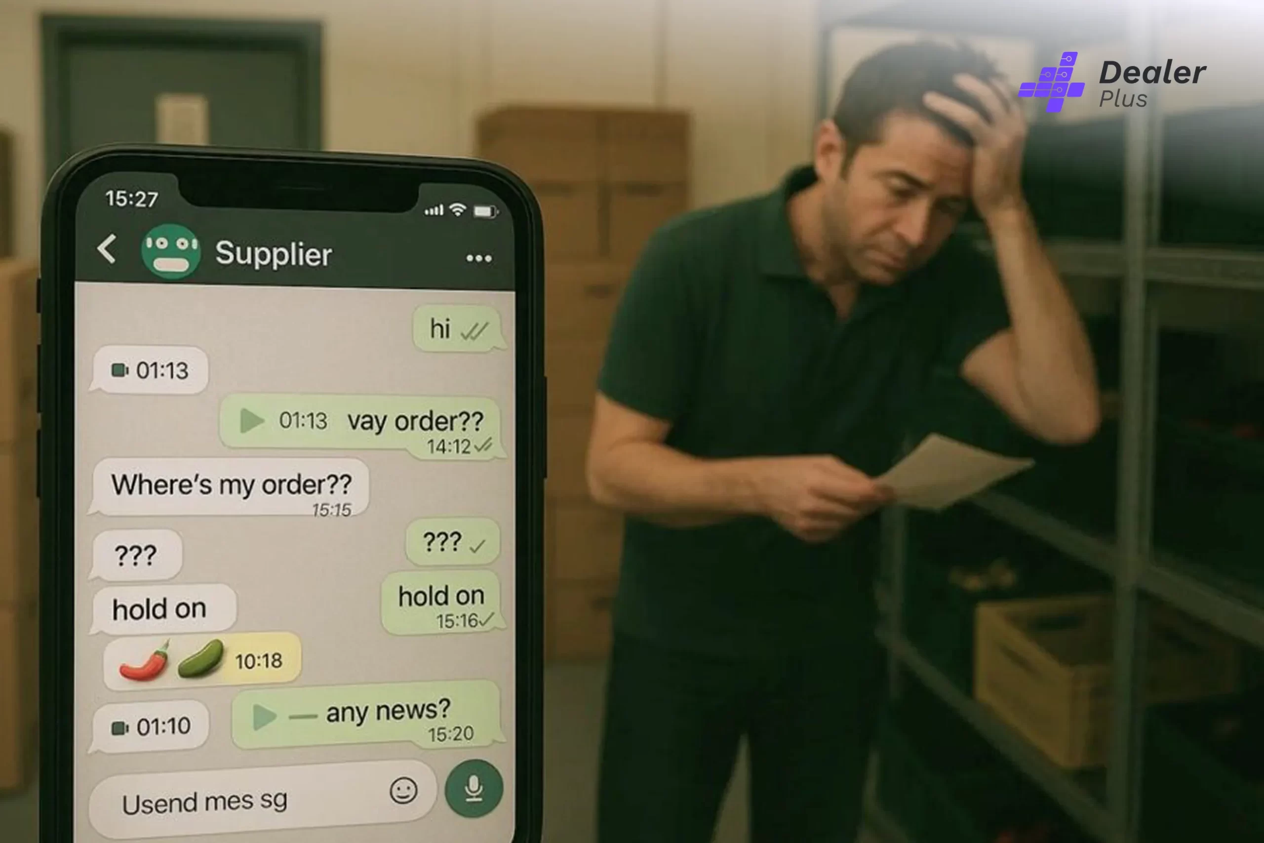 Why Food Dealerships Need to Stop Managing Suppliers on WhatsApp