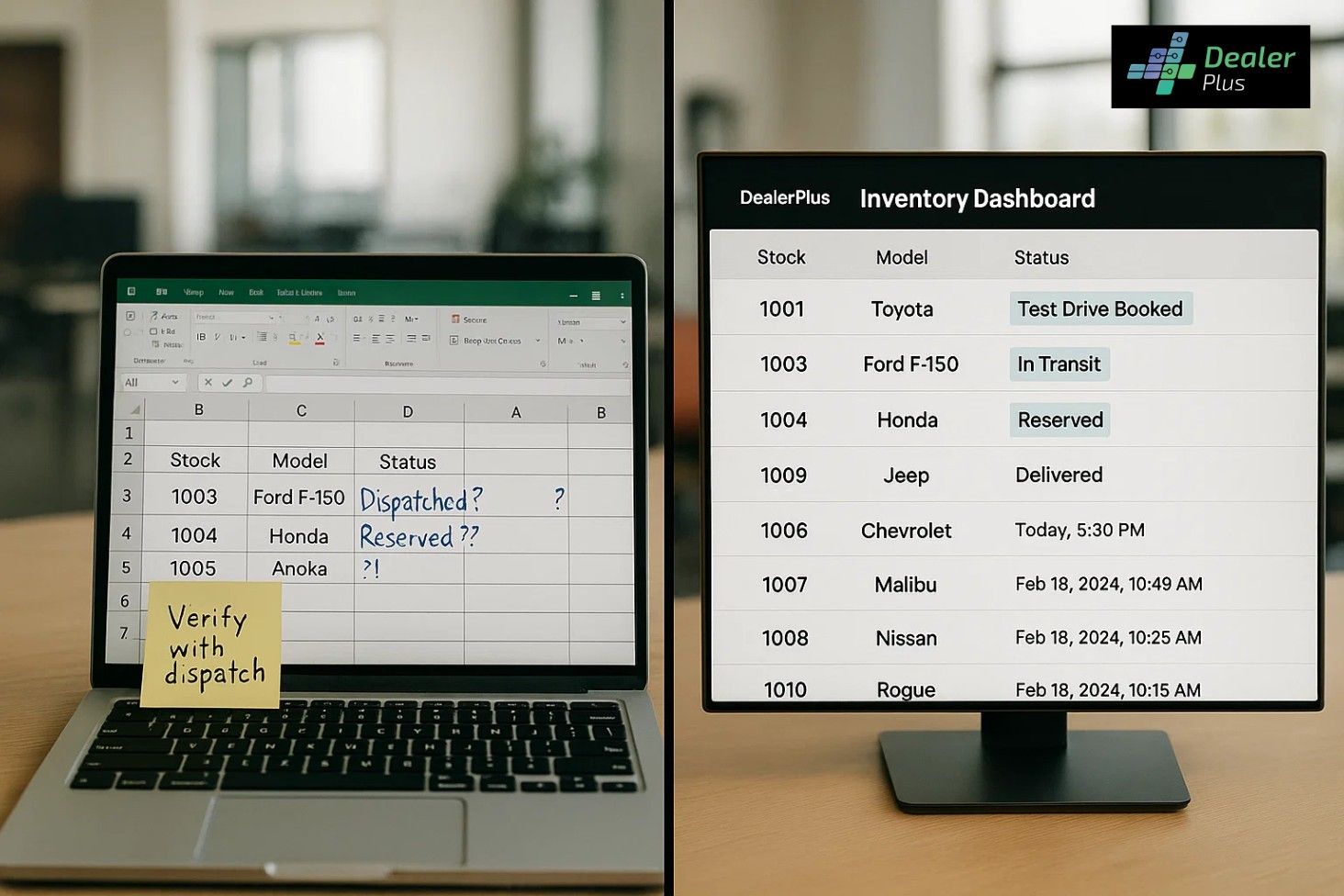 How DealerPlus AutoSync Solves Stock Mismatches in Automotive Dealerships